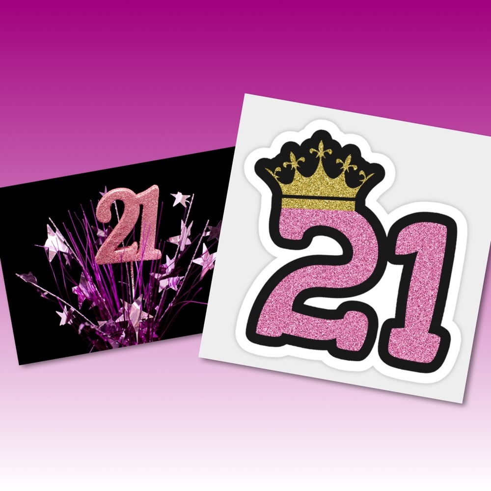 21st BIRTHDAY CONFETTI 🎈 🎊